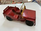 1940's Marx Pressed Steel Willys Jeep - Original - 11”x6”x4”