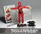 GI Joe Jinx 1987 v1 COMPLETE & File Card Vintage ARAH Red Female Ninja TIGHT