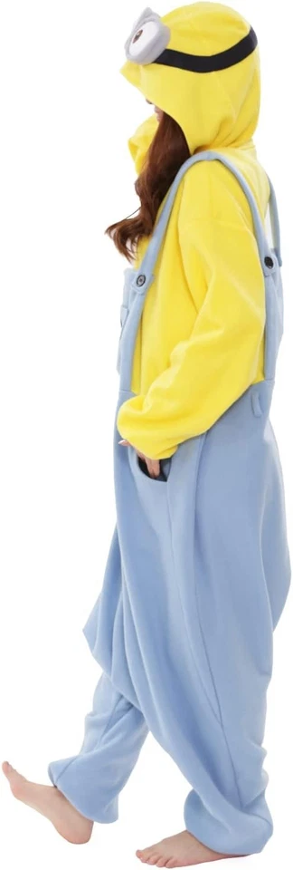 Disfraz SAZAC Minions Bob Fleece Kigurumi Unisex Talla Libre RBJ-112 Japón Envío Gratis NUEVO Foto 3 de 4