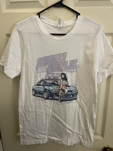 Nissan Silvia S14 Kouki Graphic T-Shirt White Men’s Medium Bella Canvas