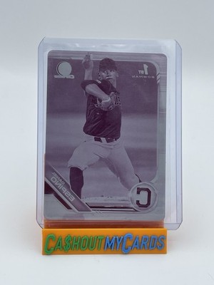 Daniel Espino Magenta Printing Plate 2019 Bowman Draft Baseball 1/1 PF