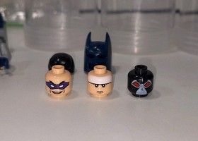 Lego Bane,The Riddler & Batman Minifigures From  7787 New BAT021 ,BAT022,BAT023
