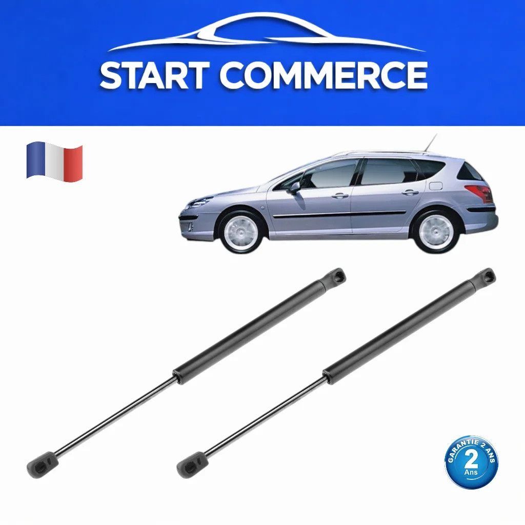 Vérins de coffre Peugeot 407 SW résout le problème de hayon lourd qui tombe