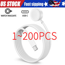 Type-C Cable Charger For Apple Watch3 4 5 6 7 SE 8 9 Ultra Magnetic Charging LOT