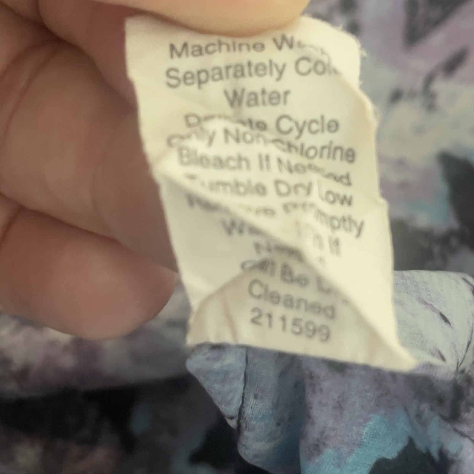 CAbi Semi Sheer Python Hidden Button Blouse Small… - image 6