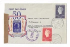 Netherlands 1948  Jubilee set of 2 on censored FDC with a better cachet