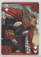 2012 Aquarius Marvel Avengers Playing Cards (Iron Man Arms Up Back) Thor #AD 0w6