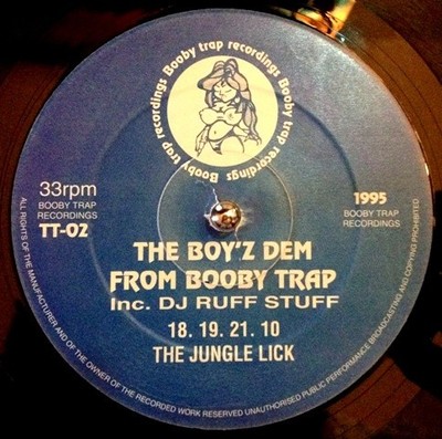 The Boy'z Dem From Booby Trap - 18. 19. 21. 10 - The Jungle Lick - UK 12'' Vin...