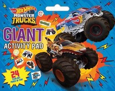 Hot Wheels Monster Trucks: Giant Activity Pad (Mattel) by Dav Pilkey Paperback B