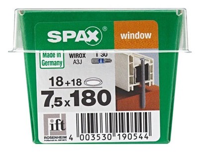 Spax Rahmenanker 7.5 x 180 mm TX 30 - 18 Stk.  Schraube