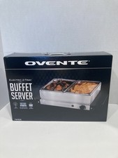 OVENTE Electric 2 Tray Stainless Steel Buffet...