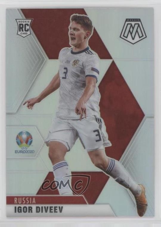 2021 Panini Mosaic UEFA Euro 2020 Silver Prizm Igor Diveev #75 0nr3