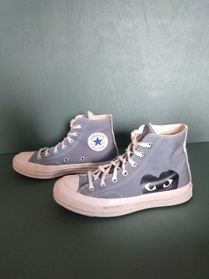 Converse Comme Des Garçons High Tops Grau Gr. UK 5,5