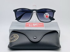 Ray-Ban RB4187 Chris 54mm Polarized Unisex Sunglasses - Gray Gradient Lens