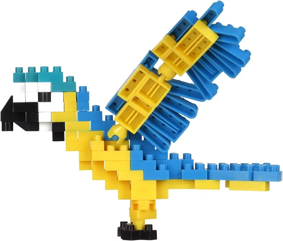 Nanoblock Blue-and-Yellow Macaw NBC343 - Image 3 of 3