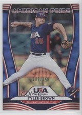 2020 Panini Donruss American Pride Blue /249 Gerrit Cole Tyler Brown #AP13 md3