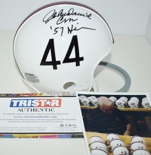 JOHN DAVID CROW AUTOGRAPHED 1 BAR MINI HELMET TEXAS A&M HEISMAN 1957 TRISTAR