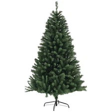 6ft Artificial Christmas Tree, Xmas Tree with 1000 Branch Tips, Auto Open, Ho...