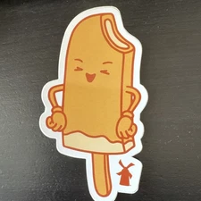 DUTCH BROS STICKER - AUGUST 2022 - Creamsicle Popsicle Chill Orange FREE SHIP!