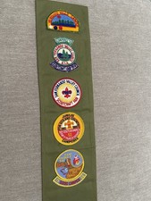 Vintage 1960s Sash W/ CAMP EMERALD BAY CATALI...