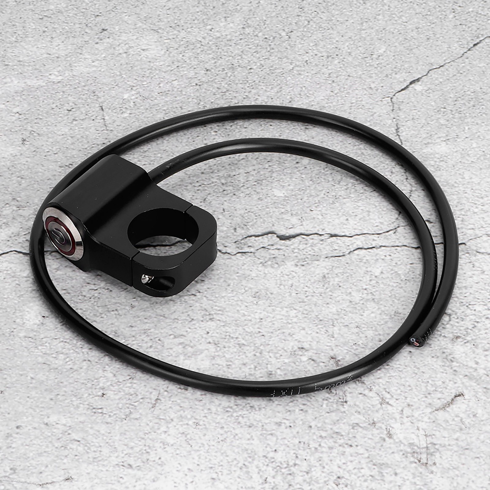Car 12V 25mm/0.98in Stainless Steel LED Spotlights Handlebar Switch For^UK