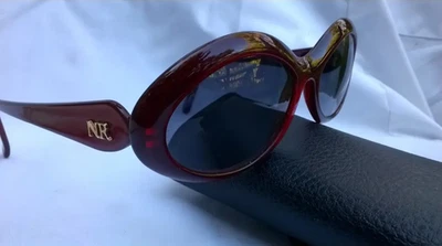 Lunettes de soleil NINA RICCI Style vintage les verre de couleur bleu - Photo 1/4