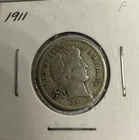 1911 10C Barber Dime #1062