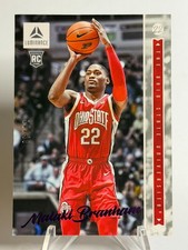 2022 Chronicles Luminance Malaki Branham Purple /49 #18 RC - Ohio State Buckeyes