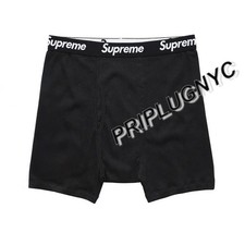Supreme Hanes Boxer Briefs Black Underwear SIZE S Brand New - 100 Authentic