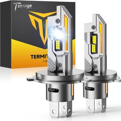TERMITOR H4/9003/HB2 Headlight 50000LM 900% Super Brighte Hi/Low Light Bulb Beam