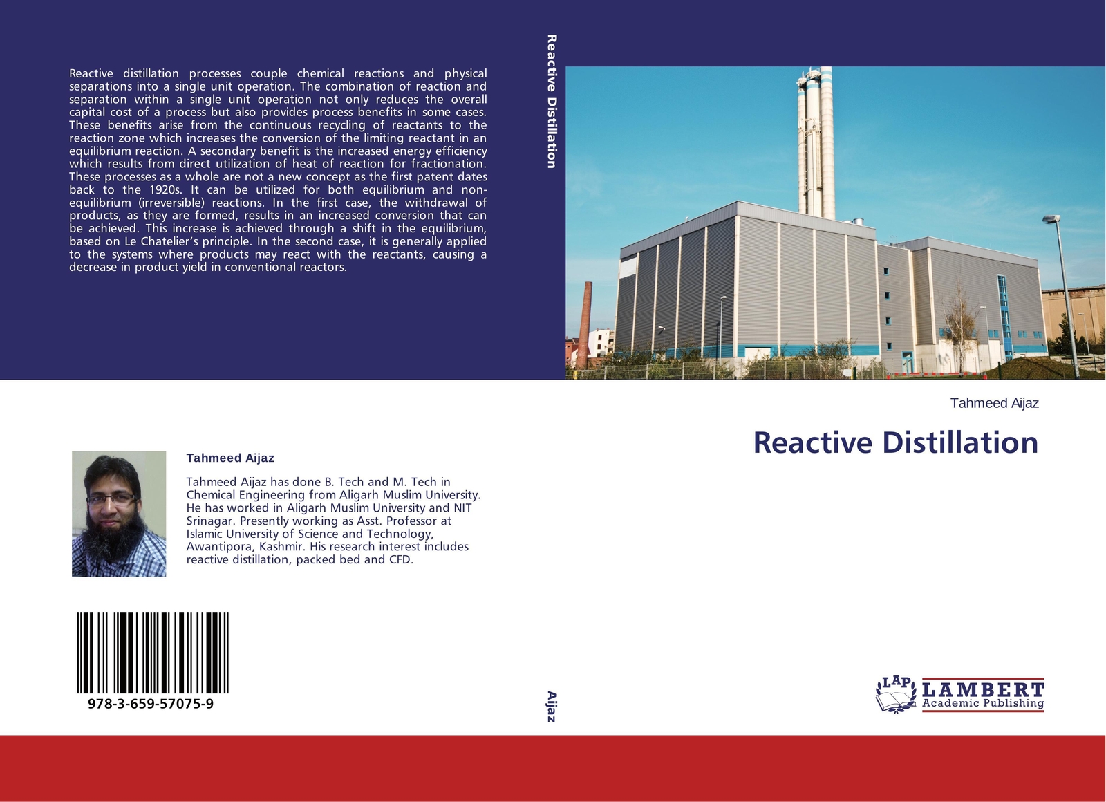 Thumbnail - Tahmeed Aijaz | Reactive Distillation | Taschenbuch | Englisch (2014)