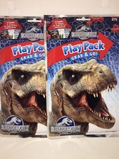 2 Jurassic Park Play Pack Coloring Book Crayons Stickers Christmas