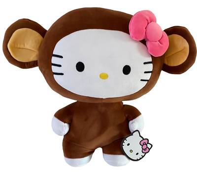 Giant Hello Kitty Plush Toy 20 inch tall Disguised Monkey Sanrio