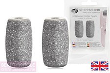 Rio 60 Second Pedi Replacement Roller Heads Pack of 2 UK Seller