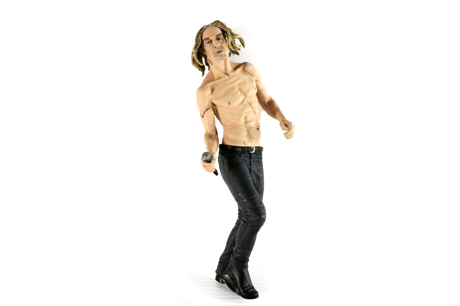 NECA Iggy Pop and the Stooges Action Figure Toy Punk Rock 2011 MISSING BASE
