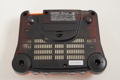 Nintendo 64 ORANGE Console Boxed DAIEI Tested System wz Expansion