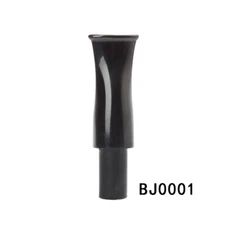9mm Black Pipe Stem Short Straight DIY Mouthpiece For Tobacco Smoking Pipe