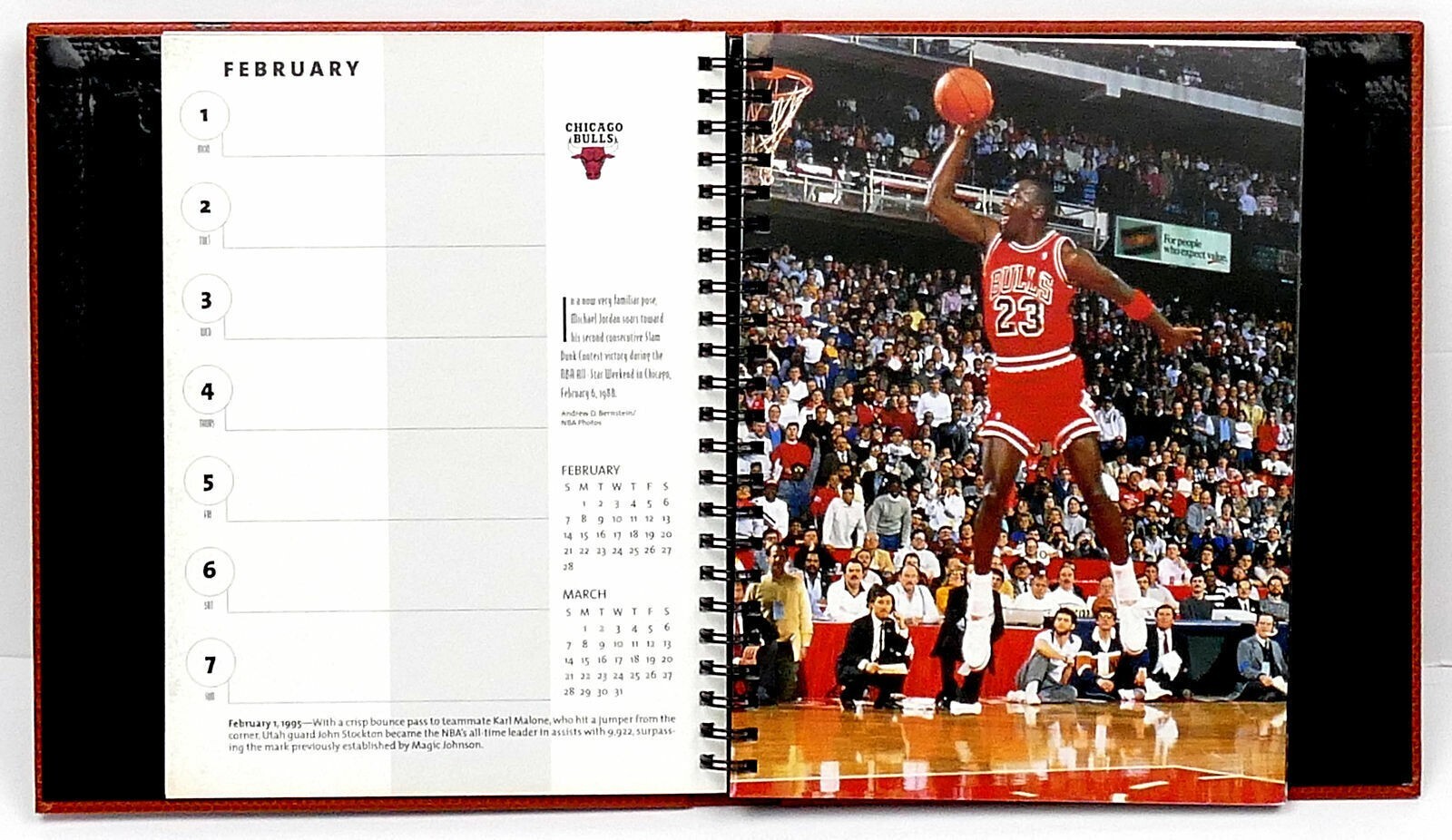 MIAMI HEAT NBA 1999 ORGANIZER w/ PHOTOS JORDAN O'NEIL MAGIC BARKLEY RARE