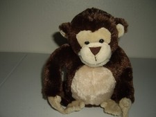 B1 EUC Ganz Webkinz Chimpanzee HM172 Plush Stuffed Animal 8.5  Tall