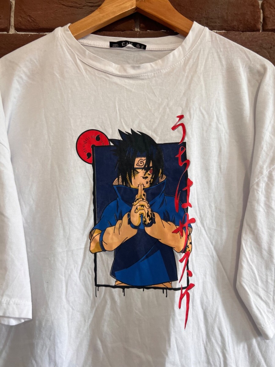 Rare 00s Vintage Naruto Sasuke Sakura Anime TShirt xl white | eBay