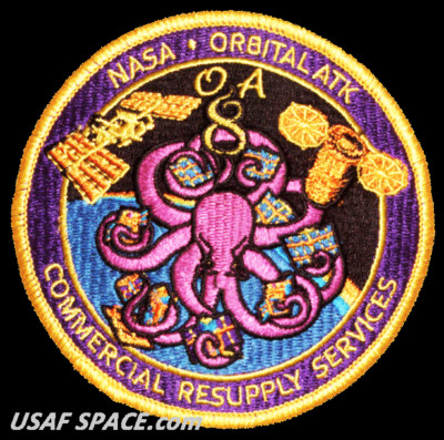Authentic OA-8 ORBITAL ATK -NASA ISS COMMERCIAL RESUPPLY - AB Emblem NASA PATCH