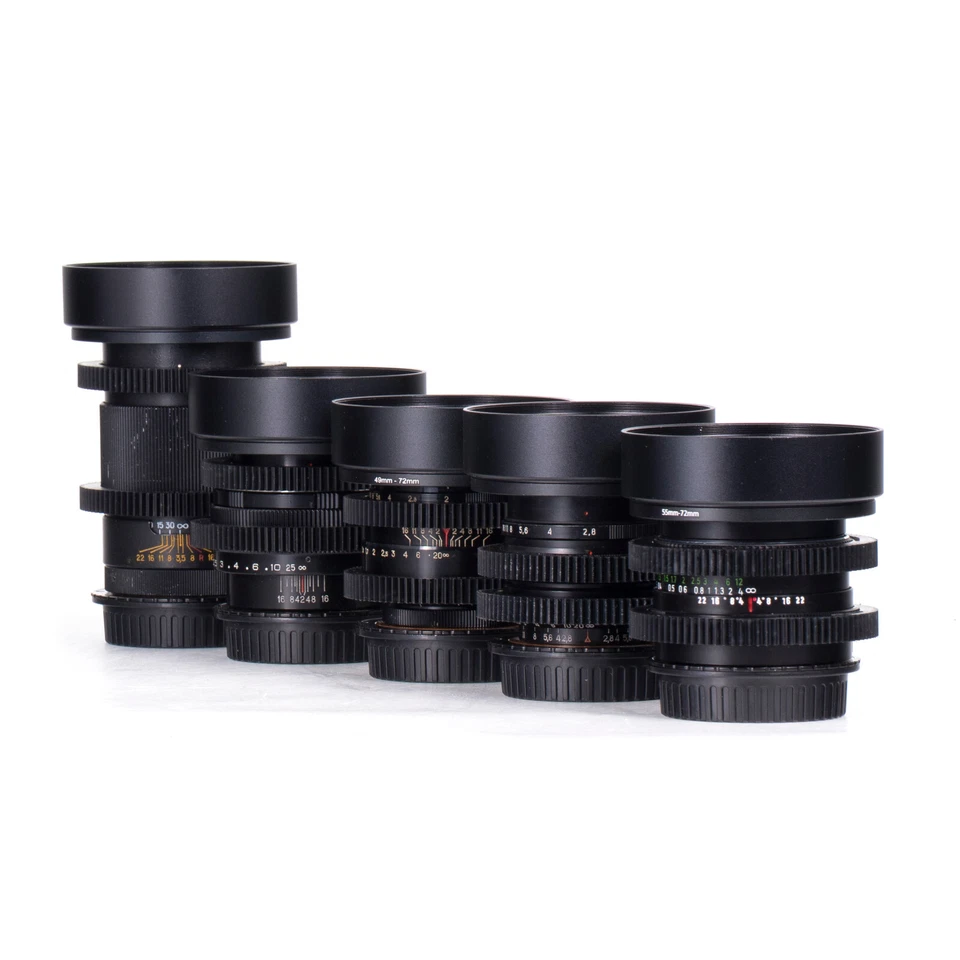 29/37/58/85/135mm Cine Mod Lenses Set w/ Anamorphic Bokeh & Flares For Canon EF! - Image 4 of 4