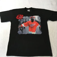 Tupac shakur memorial RIP  Spitting T Shirt XL  Rap Front Graphic cutout 2PAC