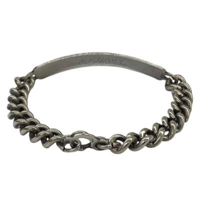 Men's Vintage 40s 50s US Navy Military ID Chain Bracelet | eBay Men's Vintage 40s 50s US Navy Military ID Chain Bracelet | eBay