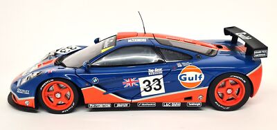 UT Models 1/18 McLaren F1 GTR Le Mans 1996 Gulf Racing 33 Diecast