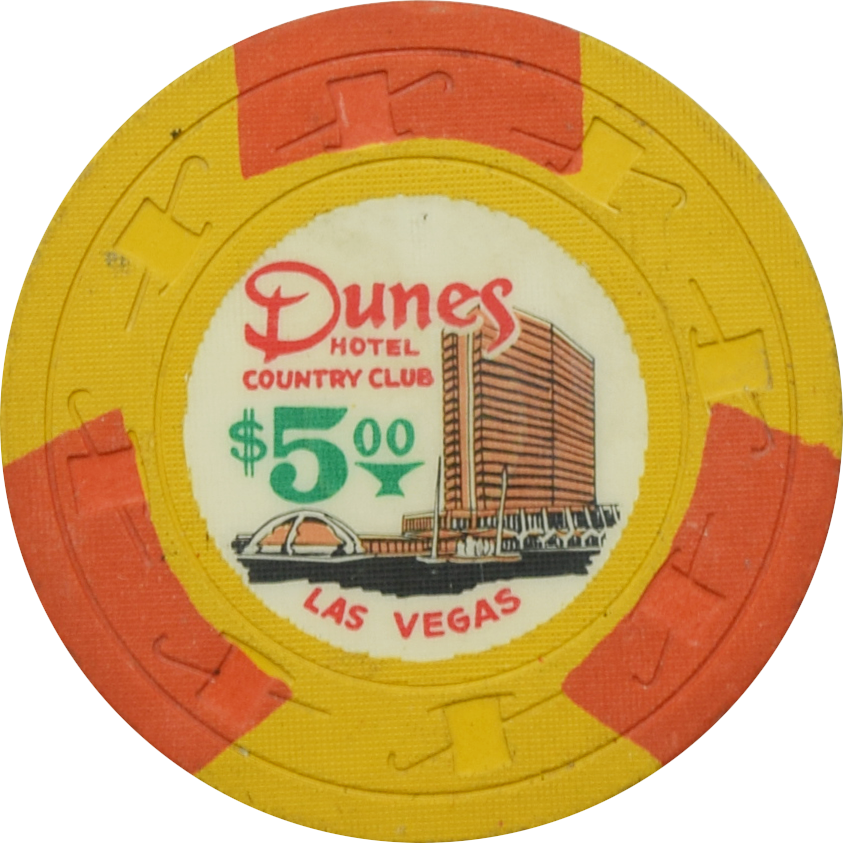 Dunes Casino Las Vegas Nevada $5 Chip 1965 | eBay
