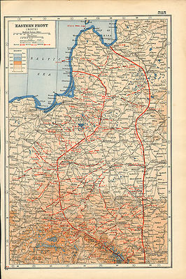 eastern front - north (colour map )