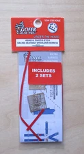 Photo-Etch Red Seatbelt Shoulder Harness Detail Gofer 1:24 1:25 Scale 20018