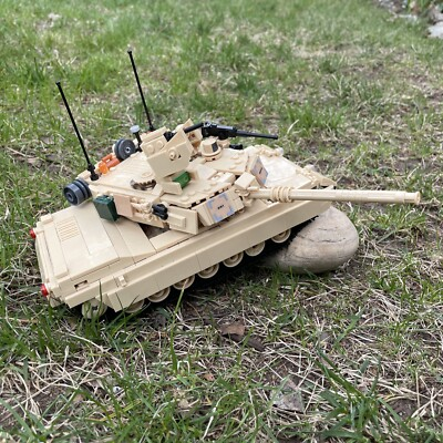 #ad #ad M1 Abrams Main Battle Tank Army Military M1A2 Abram USA MOC building Blocks $34.99