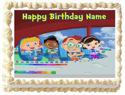 LITTLE EINSTEINS Party Edible Cake topper image 